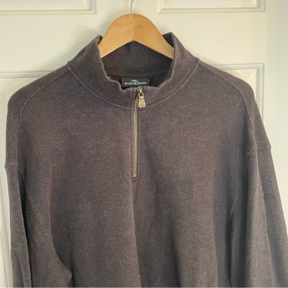Rodd & Gunn Men's Zip-Up Pull-over Bundle - Navy Blue and Dark Brown Size 2XL - Picture 3 of 10